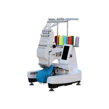 REHOW automatic high speed single head flat computer hat embroidery machine for t-shirt flat hat with good price